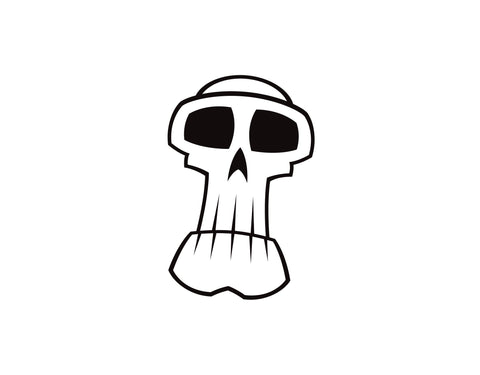 Skull Sticker 18 - cartattz1.myshopify.com