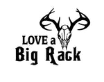 I LOVE A BIG RACK RACK DECAL - cartattz1.myshopify.com