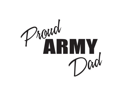 Proud Army Dad Sticker - cartattz1.myshopify.com