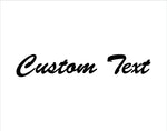 Boat Lettering and Registration StickerBrush Script Font - cartattz1.myshopify.com