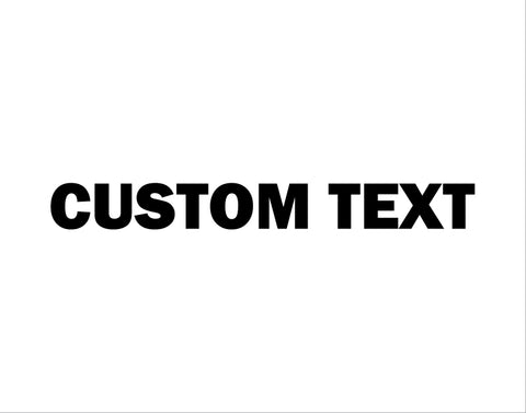 Custom Sticker Frankin Gothic Font - cartattz1.myshopify.com