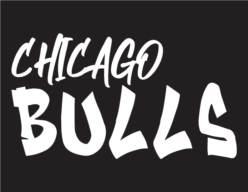 NBA Graffiti Decals-Chicago Bulls starting at $4.99 