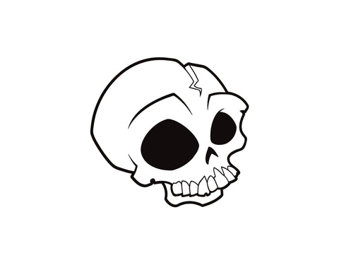 Skull Sticker 13 - cartattz1.myshopify.com