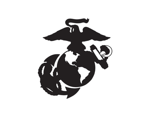 Marines Logo Sticker - cartattz1.myshopify.com