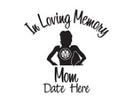 In Memory of Mom Super Hero Decal - cartattz1.myshopify.com
