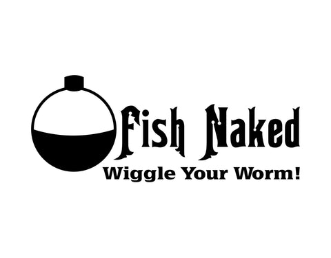Fish Naked Sticker 2 - cartattz1.myshopify.com