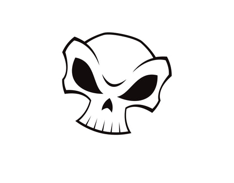 Skull Sticker 19 - cartattz1.myshopify.com