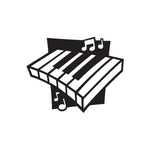 Piano Music Sticker 1 - cartattz1.myshopify.com