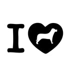 I Love Dogs Sticker - cartattz1.myshopify.com