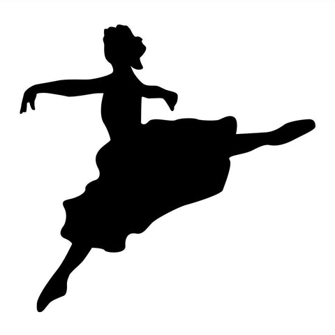 Ballet Dancer Sticker 26 - cartattz1.myshopify.com