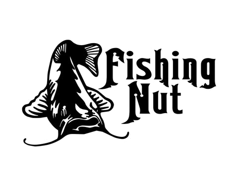 Fishing Nut Sticker - cartattz1.myshopify.com
