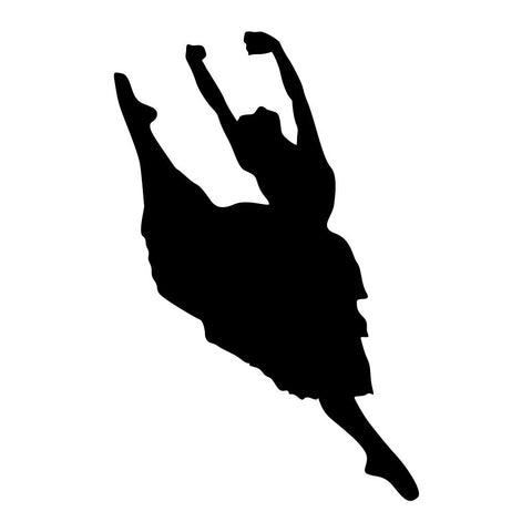 Ballet Dancer Sticker 29 - cartattz1.myshopify.com