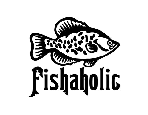 Fishaholic Sticker 2 - cartattz1.myshopify.com