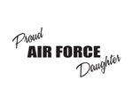 Proud Air Force Daughter Sticker - cartattz1.myshopify.com