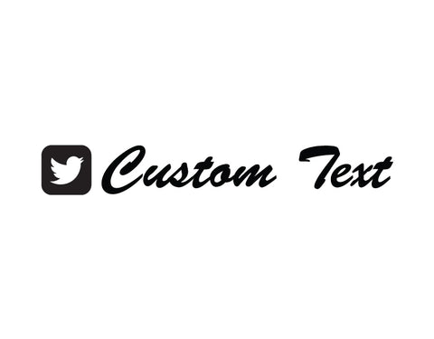 Twitter Sticker Brush Script Font - cartattz1.myshopify.com