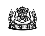 Firefighter Emblem Decal - cartattz1.myshopify.com