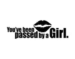 Passed by a Girl Sticker - cartattz1.myshopify.com
