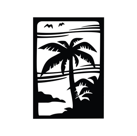 Palm Tree Sticker 2 - cartattz1.myshopify.com