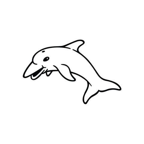 Dolphin Sticker 3 - cartattz1.myshopify.com