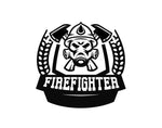 Firefighter Decal Wearing Air Mask - cartattz1.myshopify.com