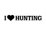 i love hunting decal - cartattz1.myshopify.com
