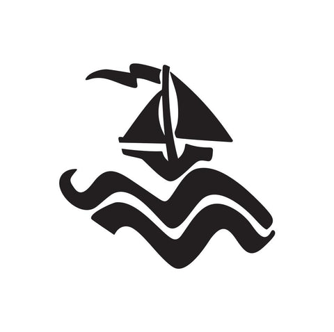 Sail Boat Sticker 1 - cartattz1.myshopify.com