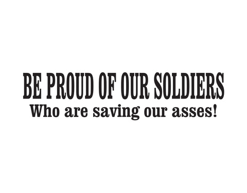 Proud Of Our Soldiers Sticker - cartattz1.myshopify.com