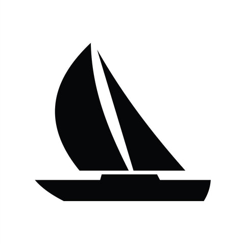 Sail Boat Sticker 2 - cartattz1.myshopify.com