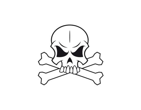 Skull Sticker 9 - cartattz1.myshopify.com