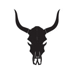 Bull Skull Decal - cartattz1.myshopify.com