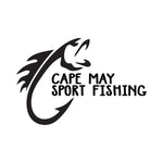 Cape May Sport Fishing Fish And Hook Sticker - cartattz1.myshopify.com