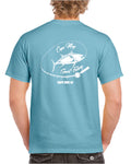 Cape May Sport Fishing Fish and Fishing Pole Shirt