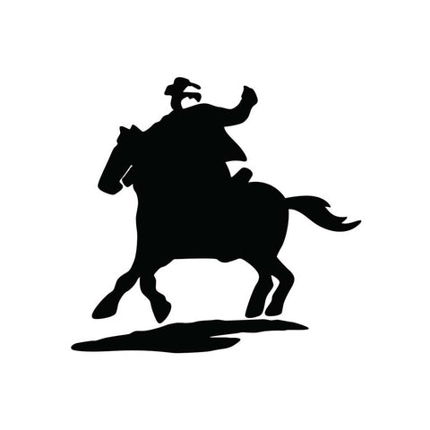 Cowboy And Horse Sticker 4 - cartattz1.myshopify.com
