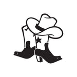 Cowboy Boots Sticker 1 - cartattz1.myshopify.com