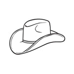 Cowboy Hat Decal - cartattz1.myshopify.com