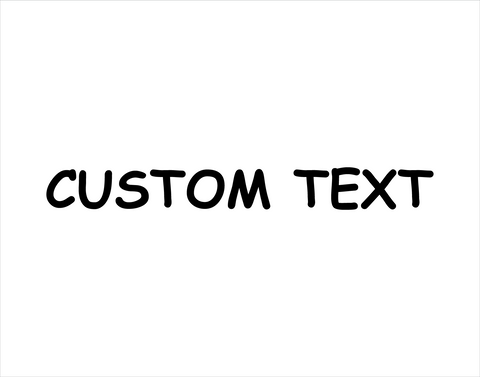 Custom Sticker Comic Sans Font - cartattz1.myshopify.com