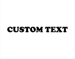 Custom Sticker Cooper Black Font - cartattz1.myshopify.com