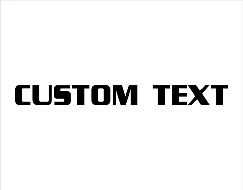 Custom Sticker Enter Sansman Font - cartattz1.myshopify.com