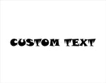 Custom Sticker Snap ITC Font - cartattz1.myshopify.com