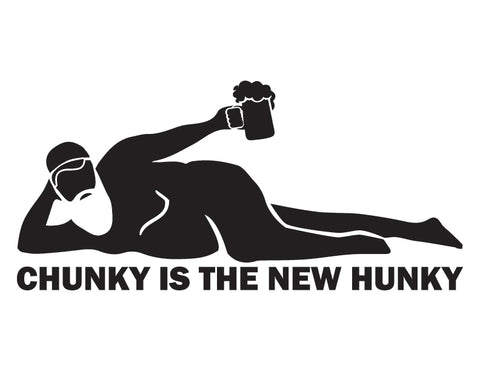Dad Bod Decal Chunky is the new Hunky - cartattz1.myshopify.com
