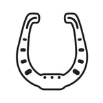 Horseshoe Outline Decal - cartattz1.myshopify.com
