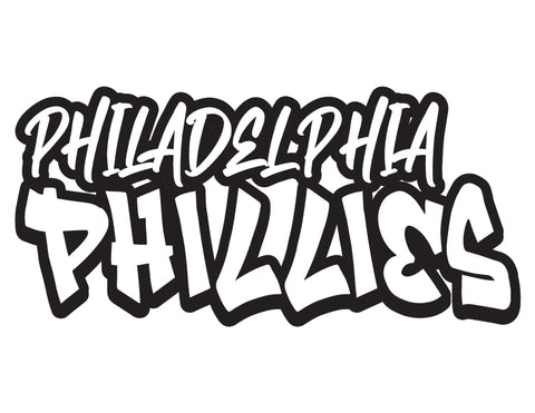 MLB Graffiti Decals philadelphia phillies - cartattz1.myshopify.com