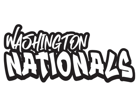 MLB Graffiti Decals washington nationals - cartattz1.myshopify.com