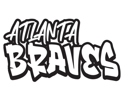 MLB Graffiti Decals atlanta braves - cartattz1.myshopify.com