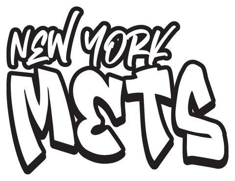 MLB Graffiti Decals new york mets - cartattz1.myshopify.com