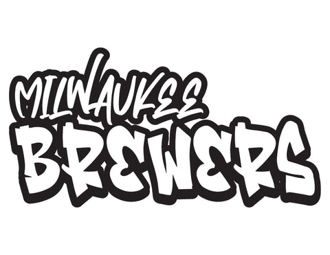 MLB Graffiti Decals milwaulkee brewers - cartattz1.myshopify.com