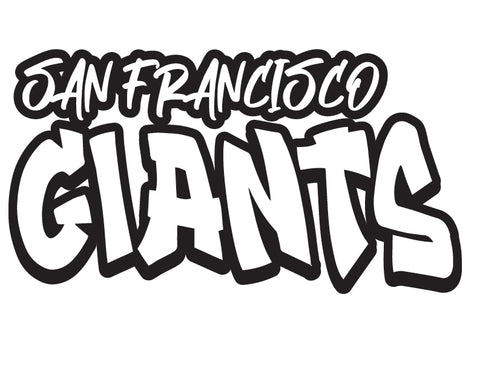 MLB Graffiti Decals san francisco giants - cartattz1.myshopify.com