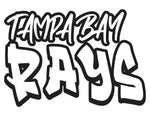 MLB Graffiti Decals tampa bay rays - cartattz1.myshopify.com