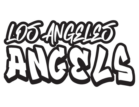 MLB Graffiti Decals los angeles angels - cartattz1.myshopify.com