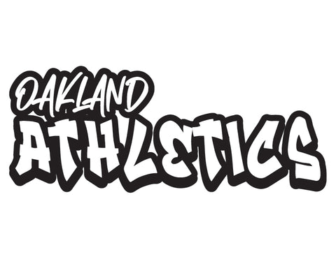 MLB Graffiti Decals oakland athletics - cartattz1.myshopify.com